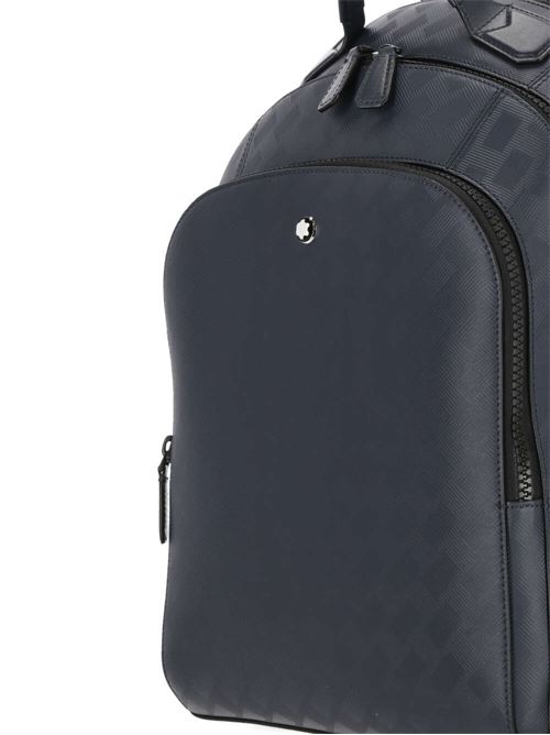 Navy blue calf leather bakcpack Mont Blanc | 198047X